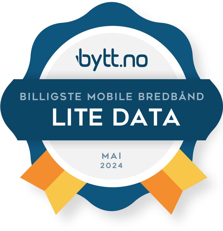 Billigste mobile bredbånd med lite data i mai 2024