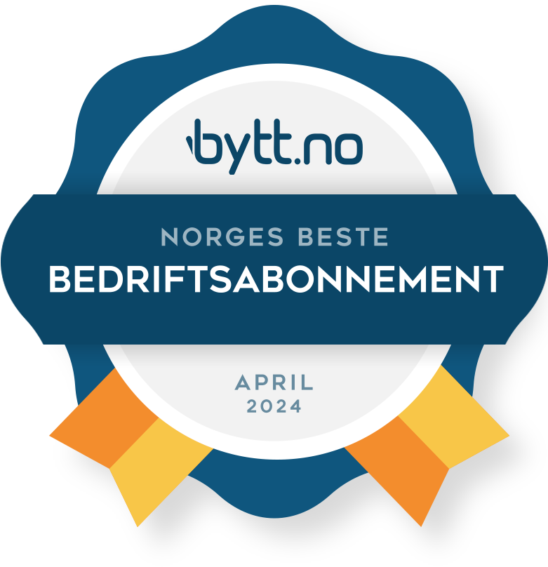 Norges beste bedriftsabonnement i april 2024